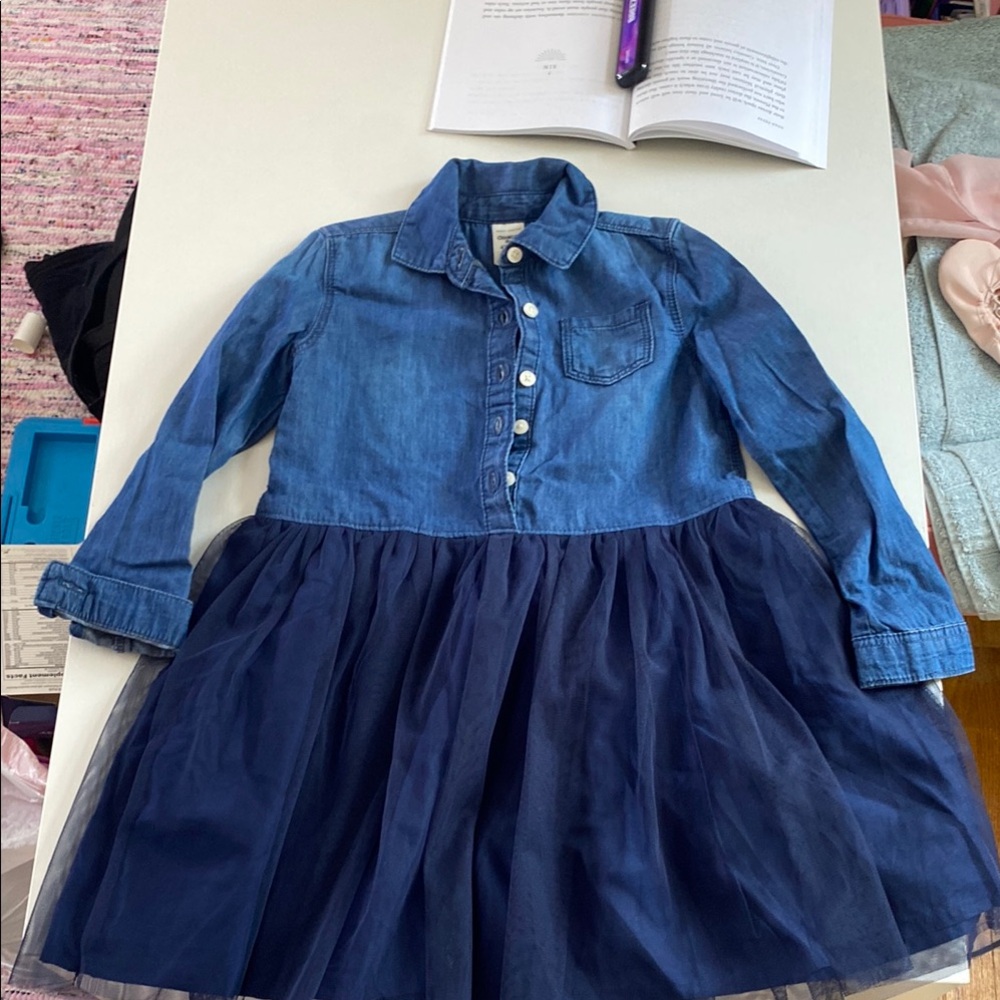 OshKosh B'gosh Denim and Navy Dress